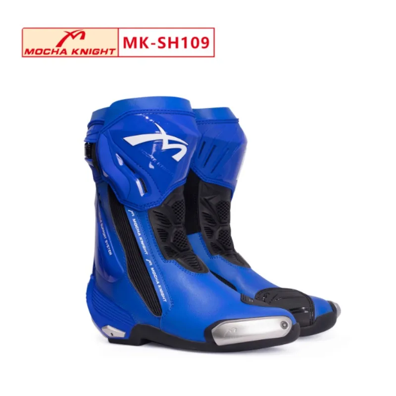 Professional Outdoors Overshoes Motocross Racing Long Boots Anti Slip Breathable Motos Shoes Men's Motorcycle Protective Boots