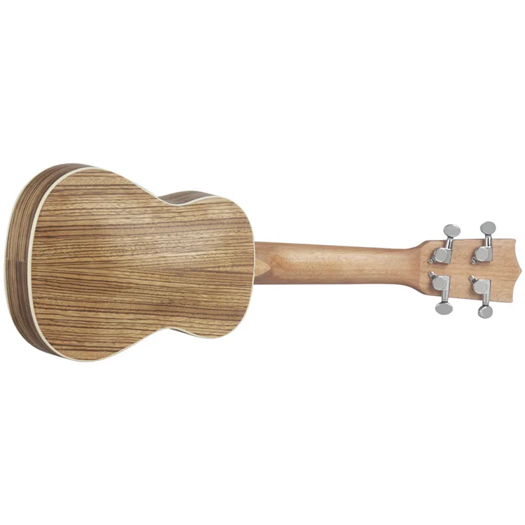 21 24 26 Inch High Quality Handmade Solid Acoustic Miniature Mini Guitar Zebra Grain Wood Ukulele view 6