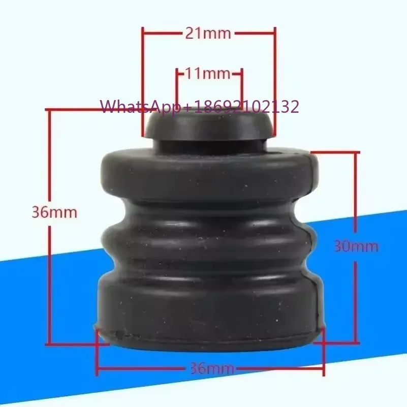 3pcs Air Conditioner Compressor Shock Absorber Rubber Anti-Vibration Rubber Pad for Air Conditioner Repair Parts