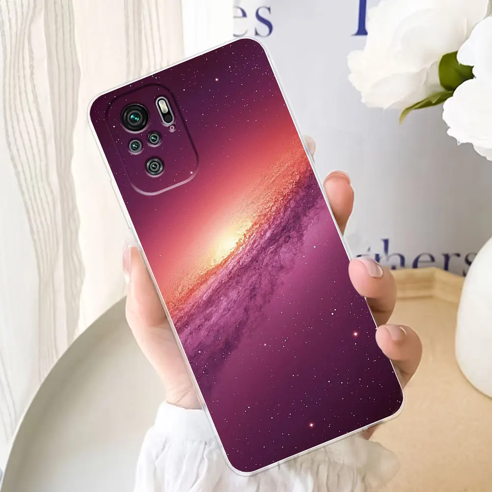 For Xiaomi Poco M5s Case Luxury Silicone TPU Soft Phone Cover Cases For Xiaomi Poco M5S M5s Fashion Transparent Fundas Capa