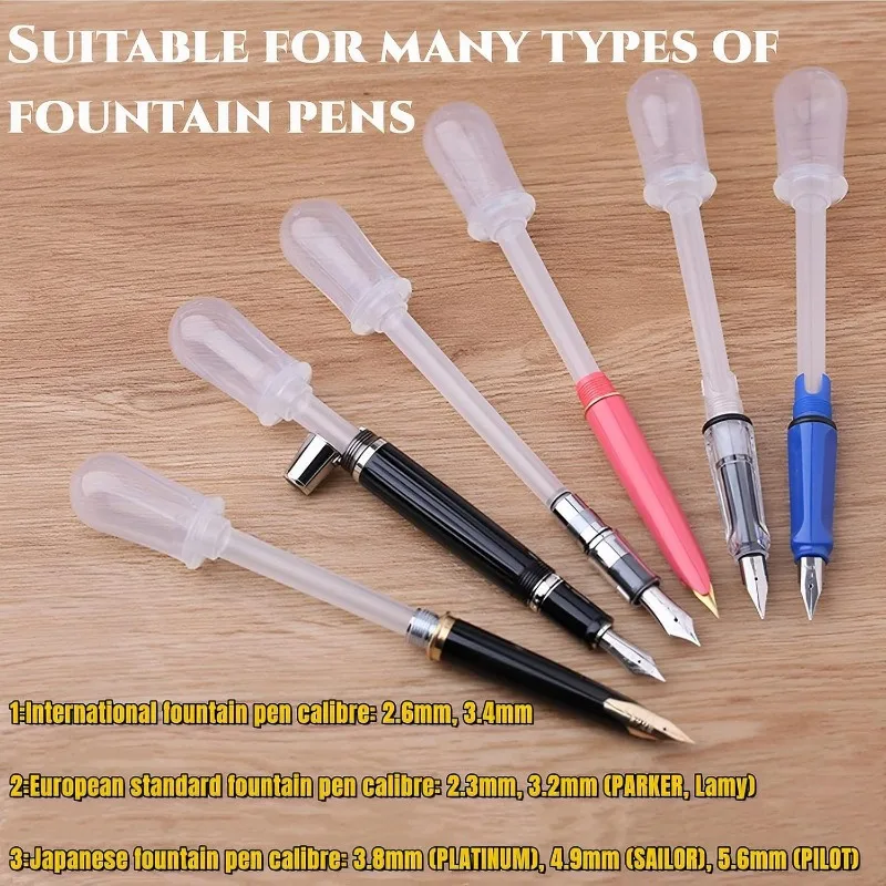 Pen washer for Moonman fountain pens clean nib dropper ink absorber ink cartridge cleanning tools for multi brand pens 2.3/5.6mm