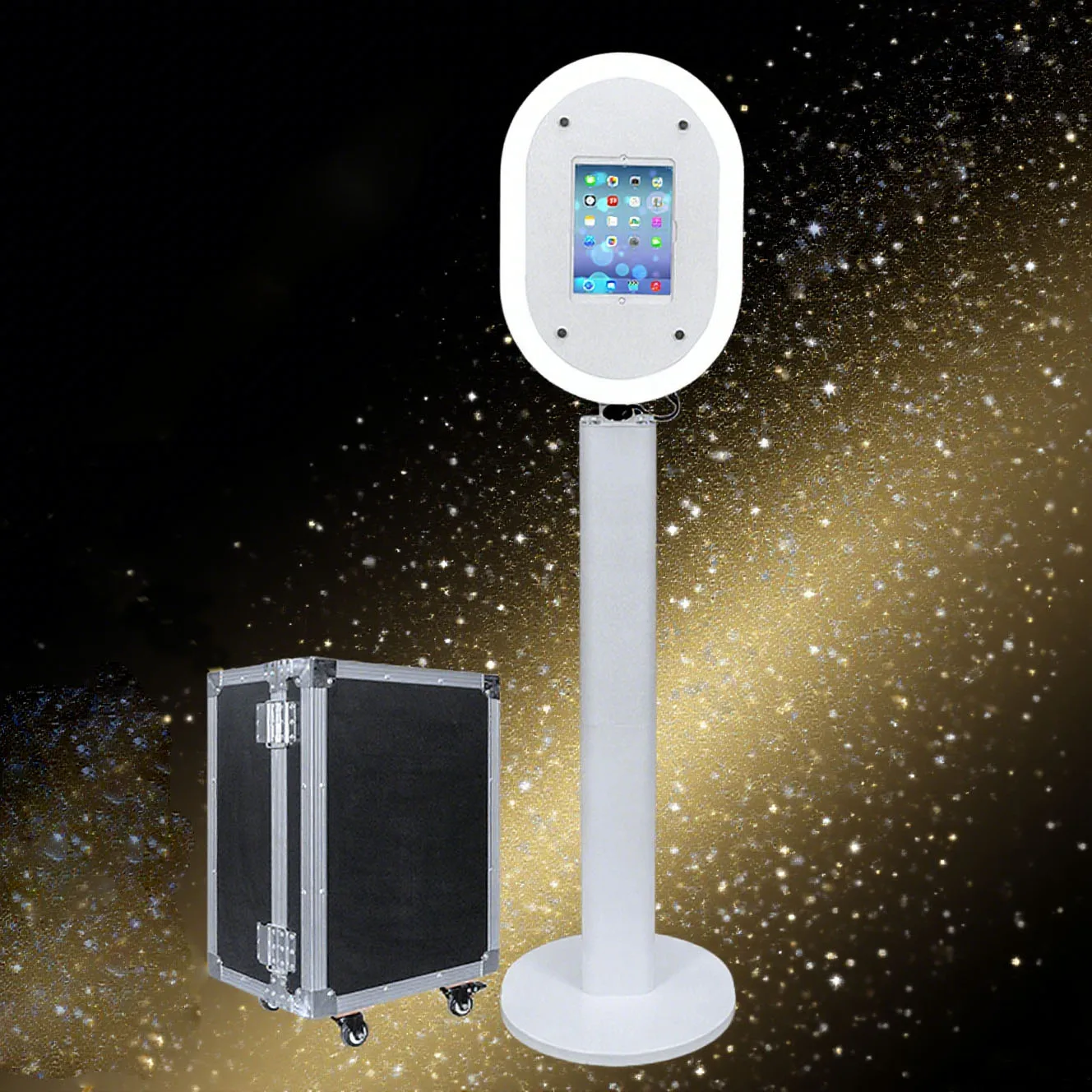 Party supplies Ipad photo booth shell Easy installation Photo booth machine Selfie party flight case Ipad photo booth