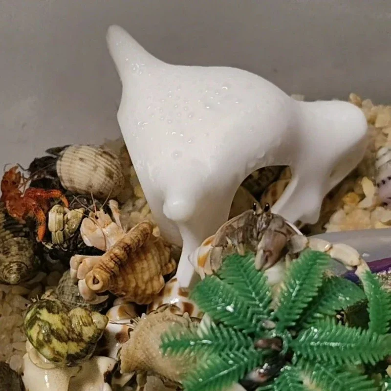 الأسماك الروبيان الزواحف مخبأ كهف مخبأ، أنيمي العظام الجمجمة حوض السمك زخرفة خزان الأسماك الديكور المواد الآمنة، ثلاثية الأبعاد المطبوعة