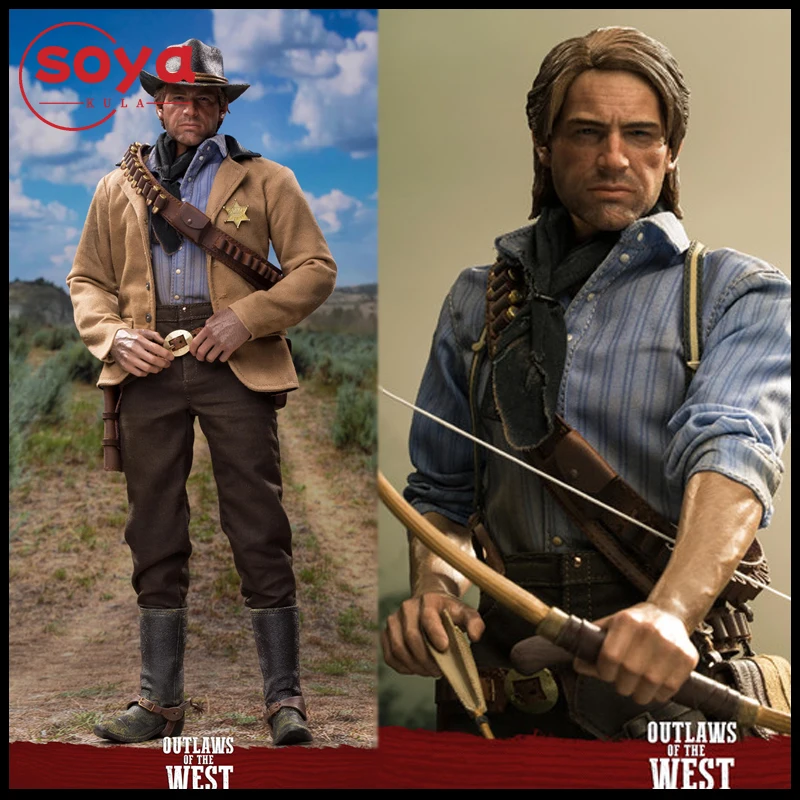 

LIMTOYS LIM008 1/6 Scale Western Cowboy Arthur Action Figure 12'' Male Soldier Figurine Full Set Collectible Model Toy