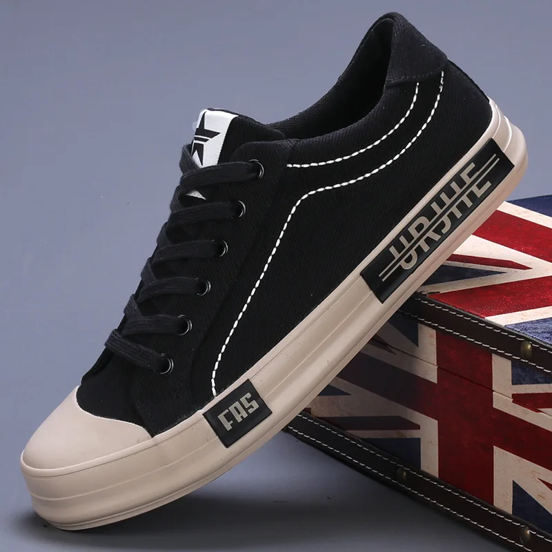 Men Canvas Shoes Comfy All-match Sneakers Men Autumn Breathable Casual Walking Shoes Outdoor Sports Loafers New Vulcanized Shoes