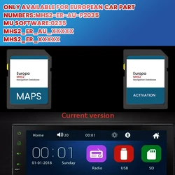 2024 Navigation SD card satellite map update for Audi MMI MHS2 A3/A4/A5/Q2/Q3 SD card