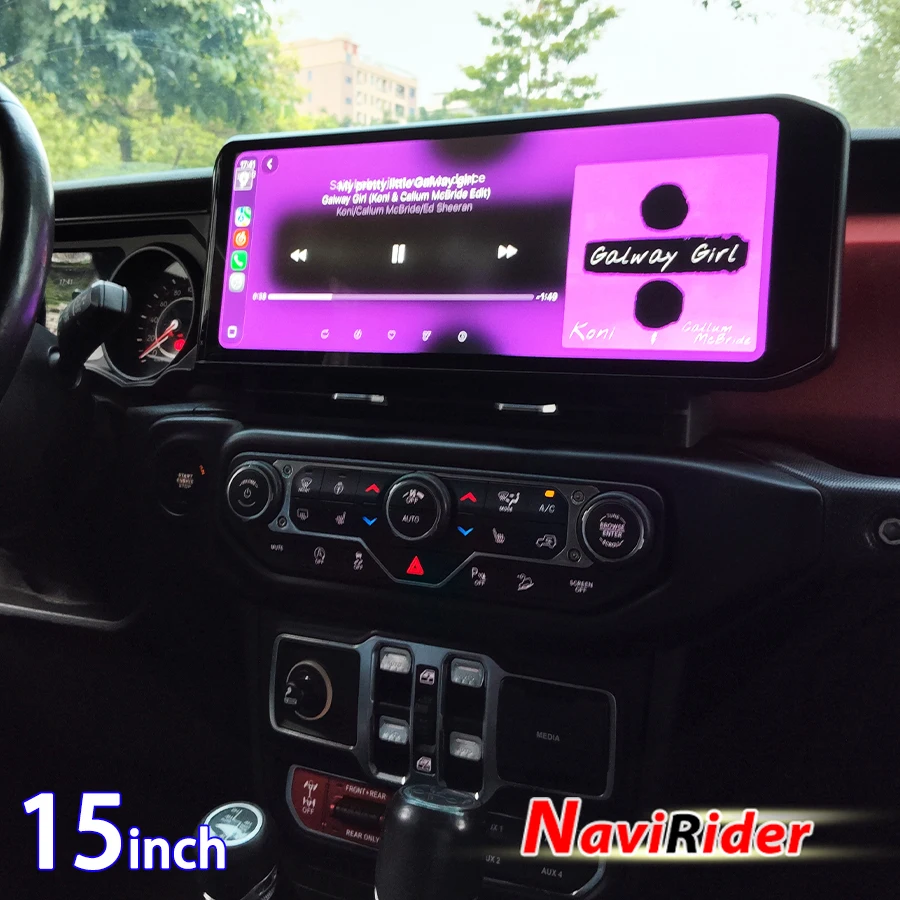 15inch Carplay Screen Car Radio Android Auto For Jeep Wrangler JL 2018-2022 Stereo AUDIO Multimedia Player Navigation Head Unit