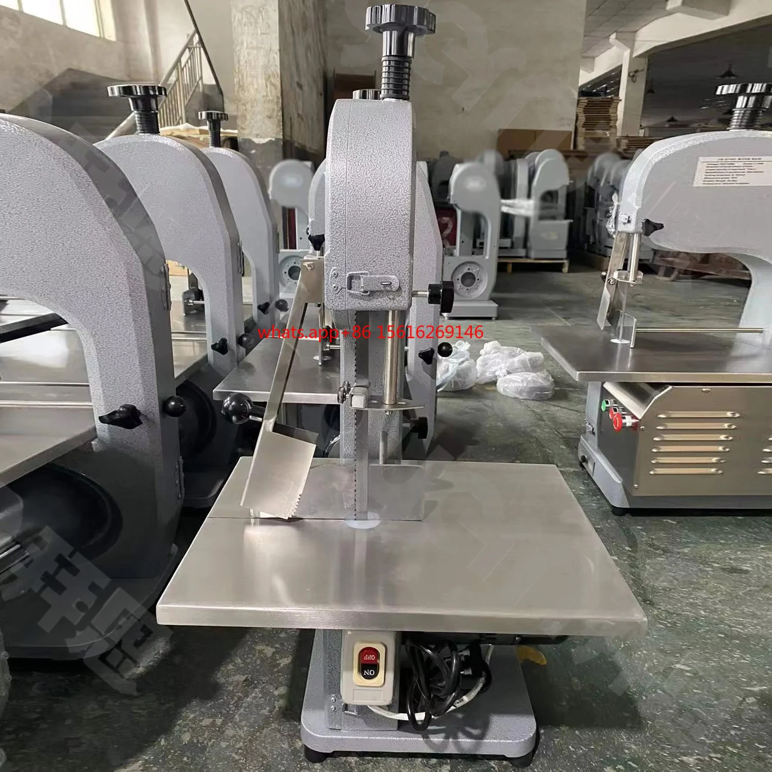 

High Quality Meat Cutting Machine Bone Saw Frozen Bone Cutting Saw Machine Thick Stainless Steel Material for Sale