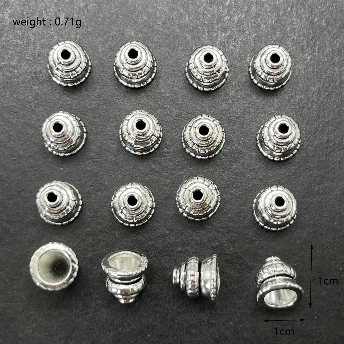 10pcs New Collection Silver Bronze Horn Bead Cap DIY Handmade Jewelry Tassel Connector Accessories Discovering Wholesale