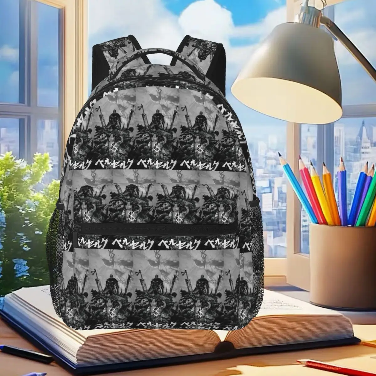 

Great Berserk Backpack Student Boys Girls BookBag Children School Bag Laptop Shoulder Bags for Men Women