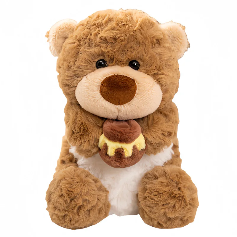 45 cm Bequeme Und Niedliche Teddybär Plüsch Spielzeug Niedliche Cartoon Lamm Puppe Zu Begleiten Schlaf Kissen Mädchen Kinder Geschenk puppe