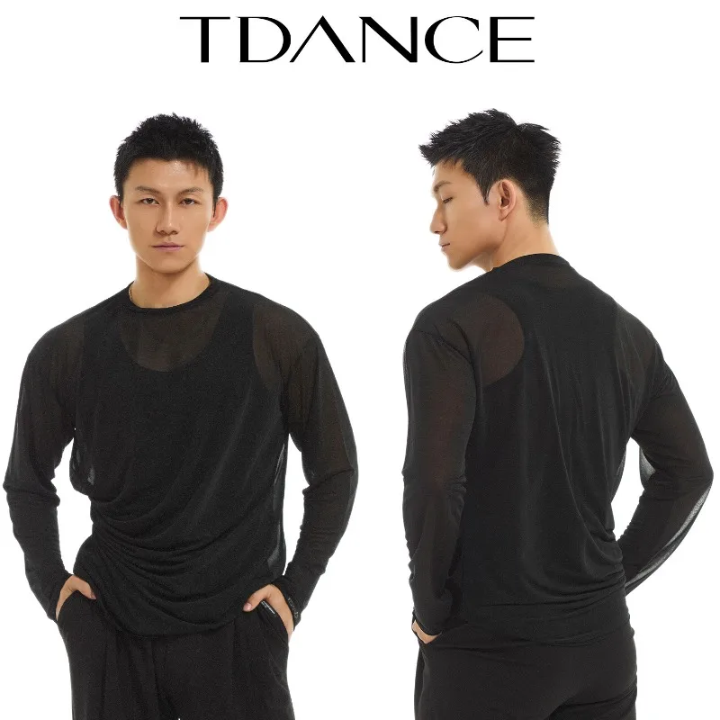 TDANCE – robe d'entraînement de danse latine personnalisée pour hommes et femmes, [couverture de fil], Performance empilée, légère, pour adultes, BS-30