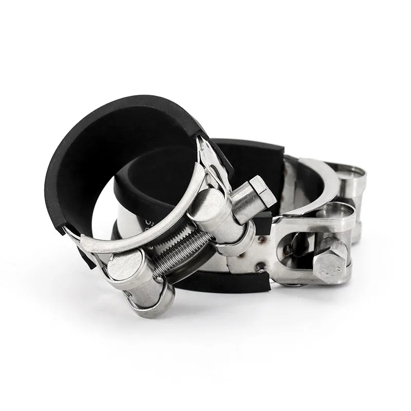 Tightening Exhaust Hose Clamp Pressure Hoses Air Intake Hoses Bolt And Screw Heads Heavy Duty Stainless Steel T Bolt Clamps