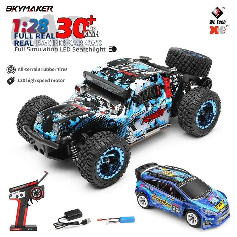 

Радиоуправляемая машинка WLtoys 1:28 284010 284161 4WD внедорожник 2,4G с управлением одной рукой, высокая скорость 30 км/ч, для любителей хобби