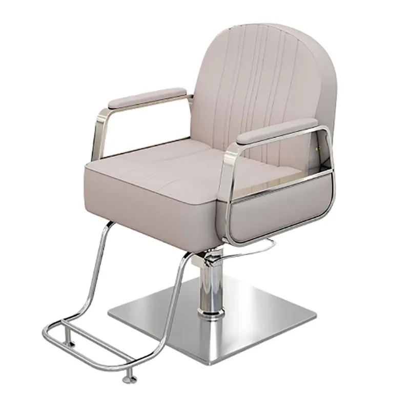 كرسي حلاق محمول للألعاب فاخر مصفف شعر صالون حلاقة بسيط كرسي حلاق المتداول Sillon De Barbería الأثاث التجاري