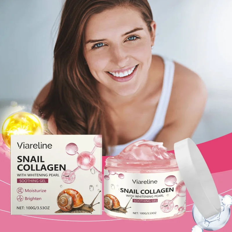 

Snail Collagen Moisturizing Hydrating Gel Nourish Facial Essence Skin Care Gel Daily Skincare Routine For All Skin Types