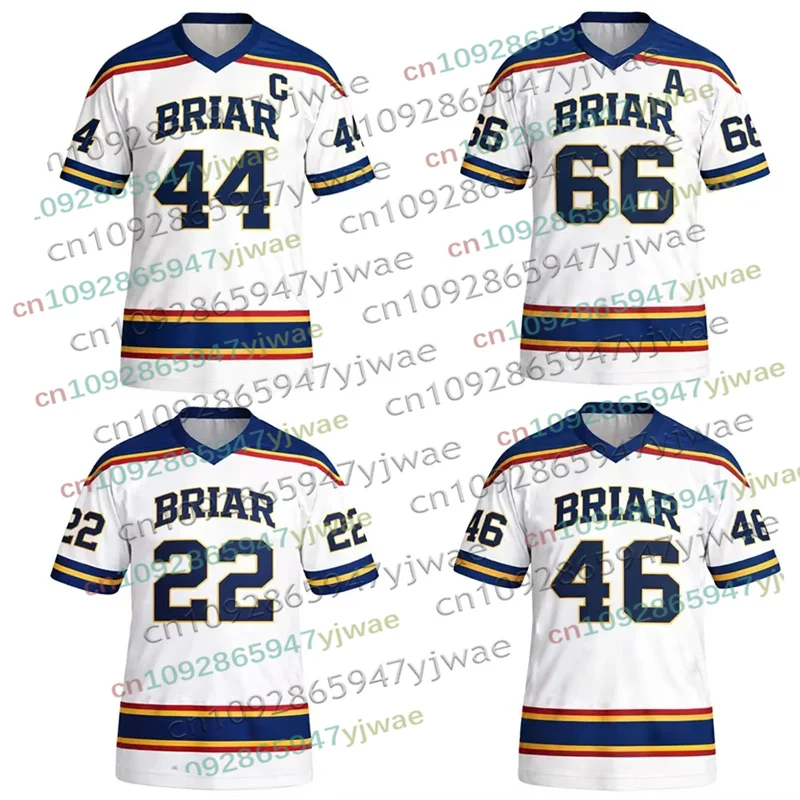 Off Campus Briar University Jersey Graham 44 22 DI LAURENTIS 66 Tucker46 T-shirt V-neck Short Sleeve Parent-child Hockey Jersey