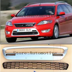 Car Front Racing Grille Honey Comb Mesh Grill 2007 2008 2009 2010 For Ford Mondeo MK4