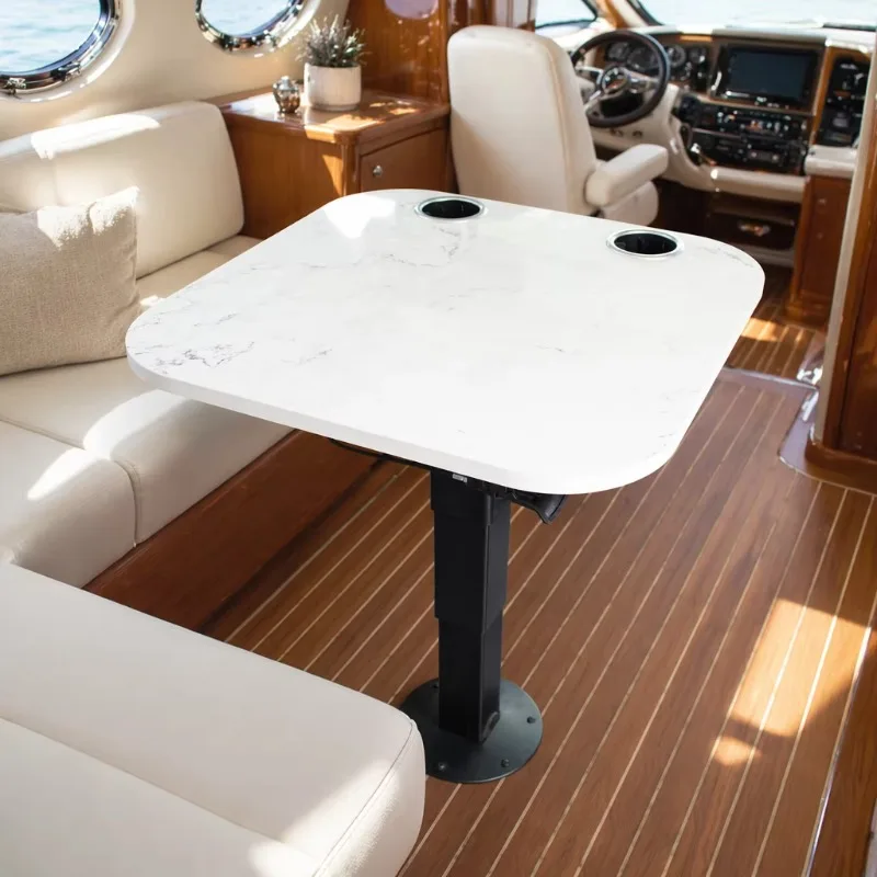 WGB61001 RV Table Pedestal Adjustable Gas Pneumatic Lift Aluminum Detachable Caravan Boat Table Leg System