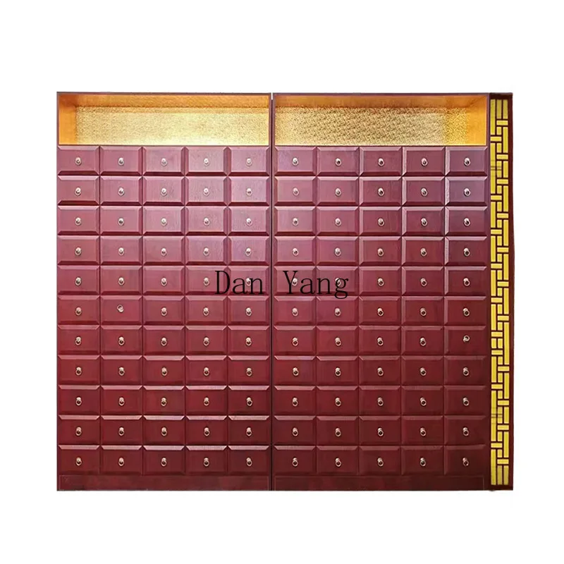 

LAB Solid wood economical home clinic Wooden traditional Chinese medicine cabinet Thickened adjustment table