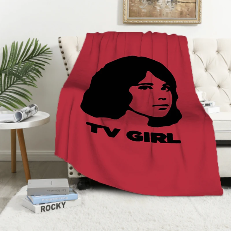 

Tv Girl French Exit Lovers Rock Thick Blanket Fluffy Sofa Quilt Microfiber Bedding Bed Blankets & Throws Custom Cobija Catnap