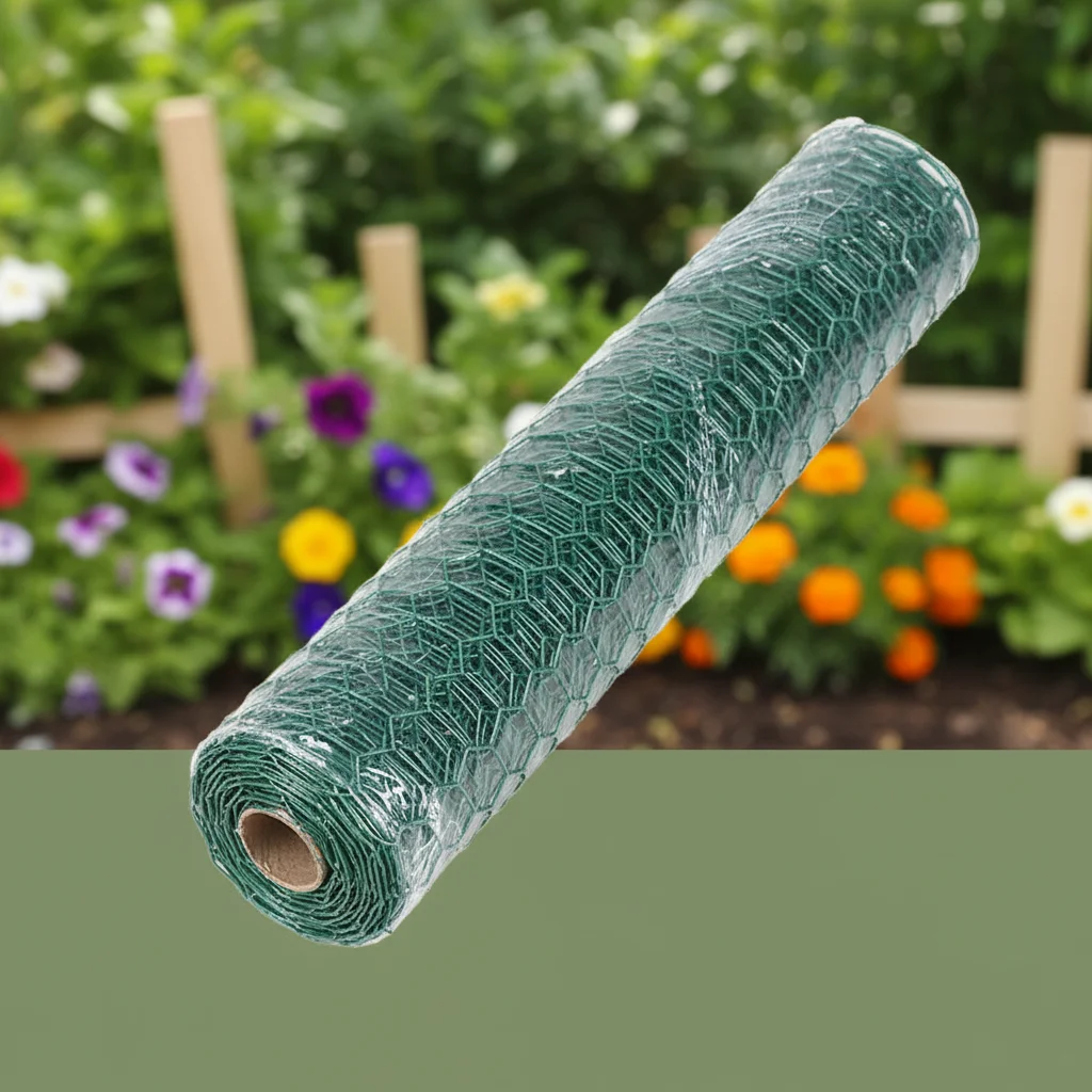 Anti-Rust Wire Mesh Hexagonal Chicken Iron Wire Mesh Animal Fence Net Hexagonal Netting Fencing Cages Aviary Fence DIY Garden