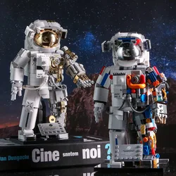 JAKI Space Exploration series Breaking Dawn astronaut collectible model building blocks for boys and girls toy gifts