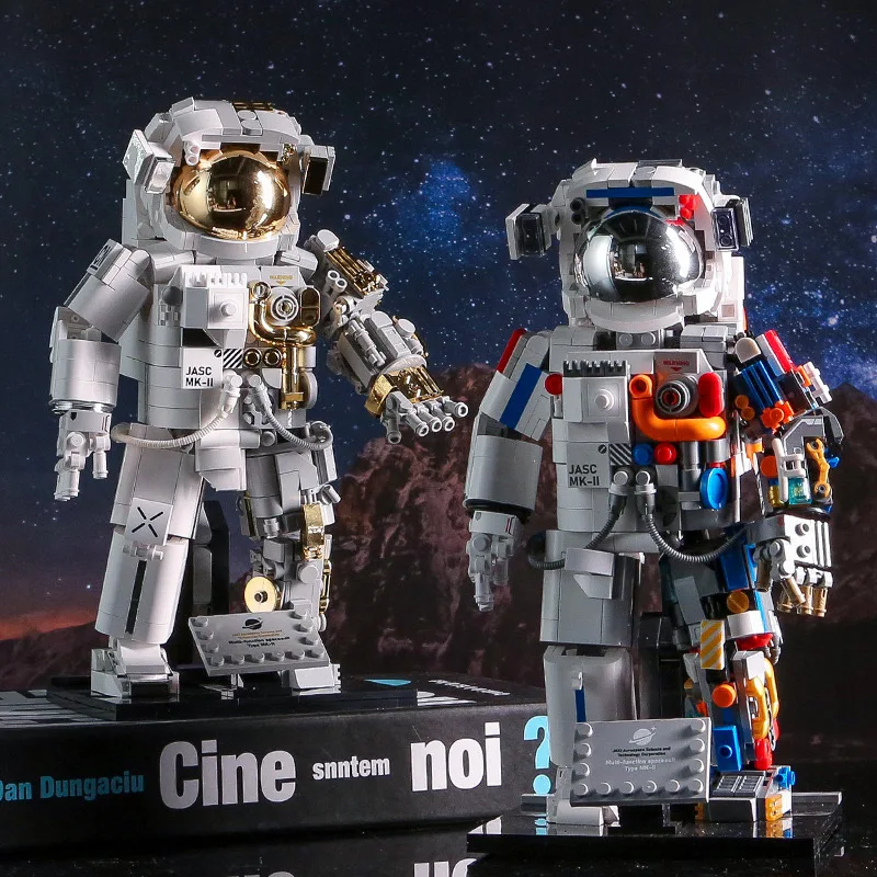 JAKI Space Exploration series Breaking Dawn astronaut collectible model building blocks for boys and girls toy gifts