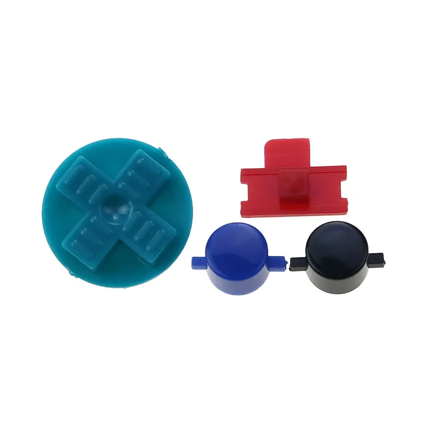 1 set di pulsanti di ricambio A colori kit D-Pad A B per GB GBC GBP kit pulsante di ricambio per giochi fai da te