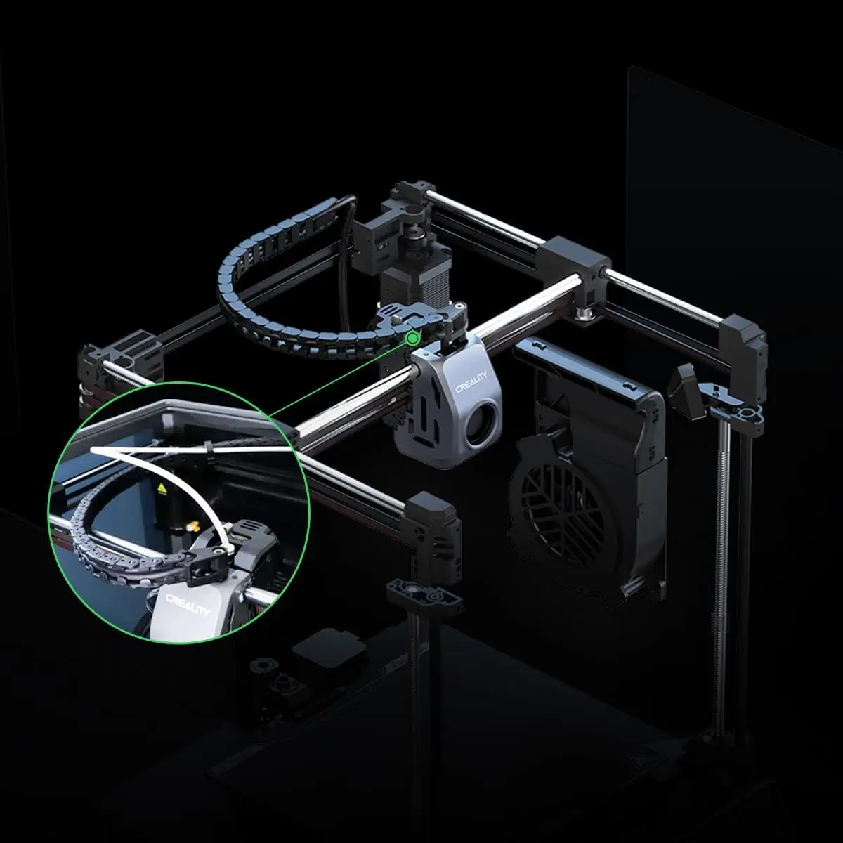 CREALITY Bowden-PTFE-Schlauch weiß für 1,75 mm Filament mit PC4-M6-Anschlüssen PC4-M10 pneumatisch für Ender 3/ Pro Ender 5/Pro CR-10/ – Detail 6
