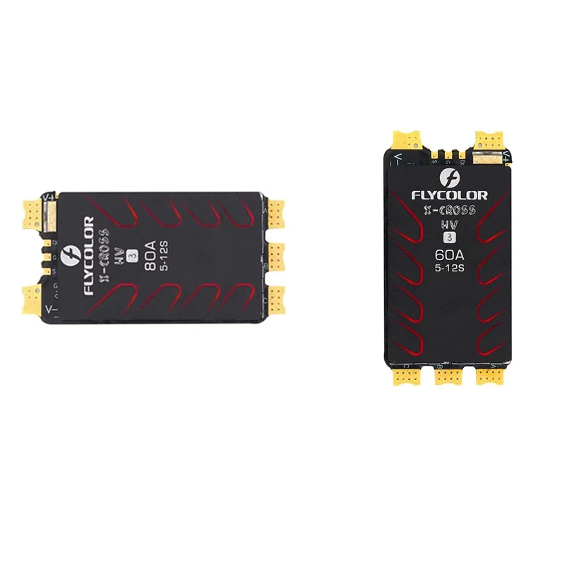 

FLYCOLOR X-CROSS HV3 80A ESC 5-12S Blheli-32 Dshot Proshot 64Mhz 32 Bit Speed Controller For RC FPV Drone Racing Easy To Use