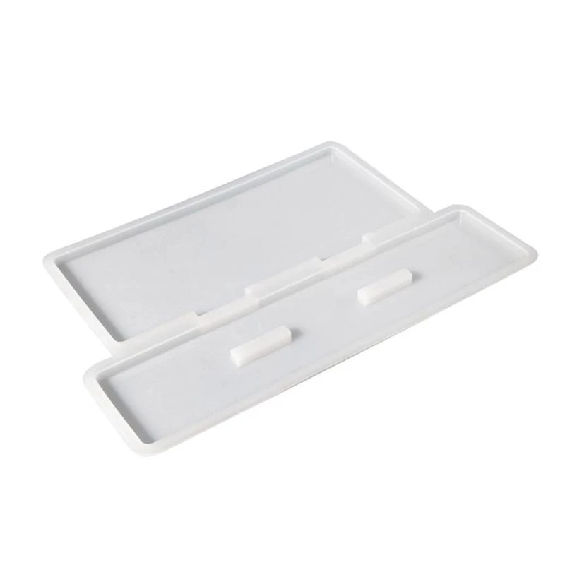 

2Pcs Picture Frame Silicone Mold Stand Display Board Resin Molds with Holder