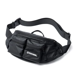 Oxford Men's Chest Bag Waterproof 7.9 inch iPad Crossbody Bag Anti-theft Waist Bag for Men Outdoor Sport Sling Bag