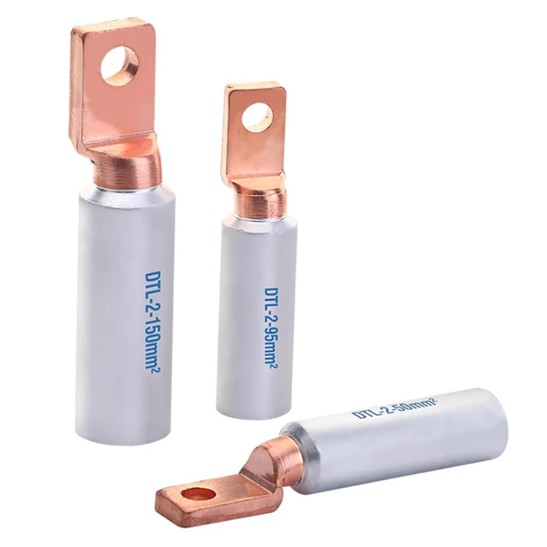 DTL-2 Copper Aluminum Terminal Lug Wire Connector Cable Crimp Terminals DTL-2-16/25/35/50/70/95/120/125/185/240/300/400/500mm2