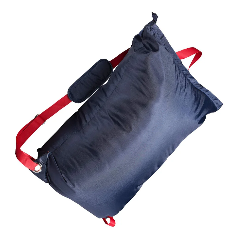 

Perfect Gift Laundry Backpack Bag Fabric Reinforced Sutures Dirty Clothes Organizer Dorm Apartment Storage Dark Blue