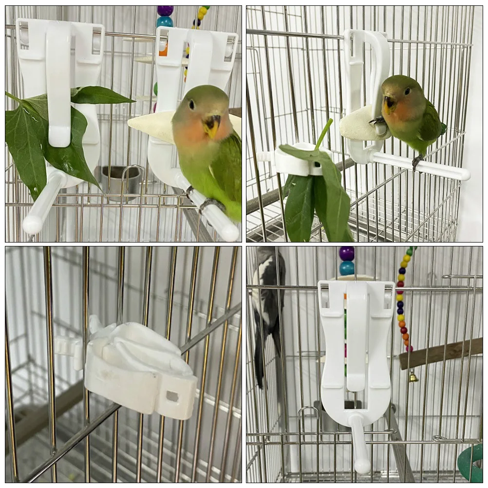 2 قطعة مشبك الخضار الببغاء قفص العصافير المشبك حامل Cuttlebone لقفص الطيور توريد مشابك الحيوانات الأليفة اكسسوارات دائم آمنة سهلة #2