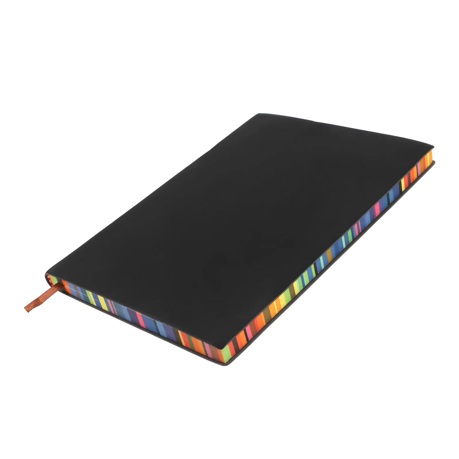 Rainbow Edge Notebook A5 Practical Students Notepad Office Supplies for Desk Straight Grain