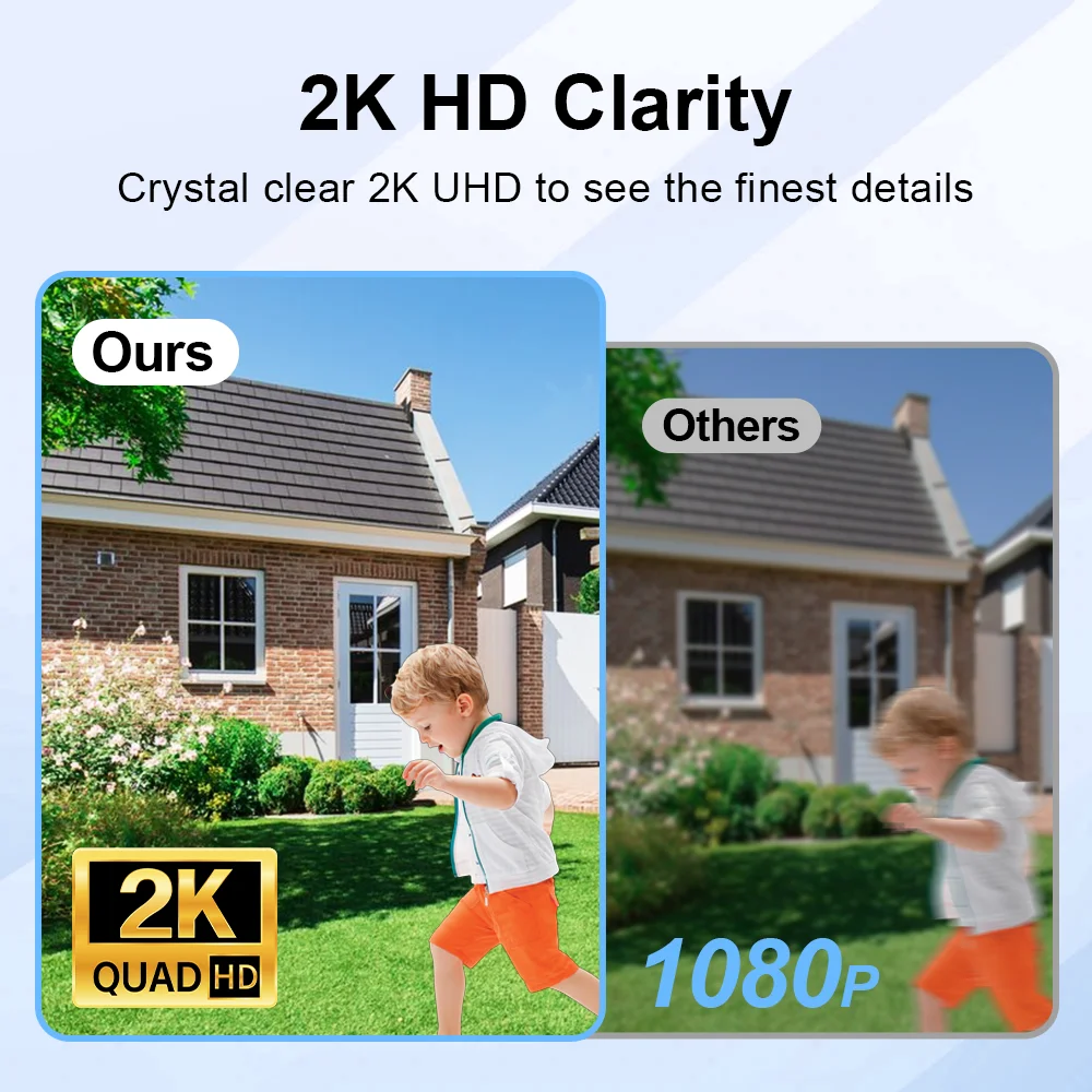 2K Wifi Security IP Camera indoor Smart Home Wireless Camera AI Motion Detection Outdoor 1080P HD IR Night Vision Surveillance