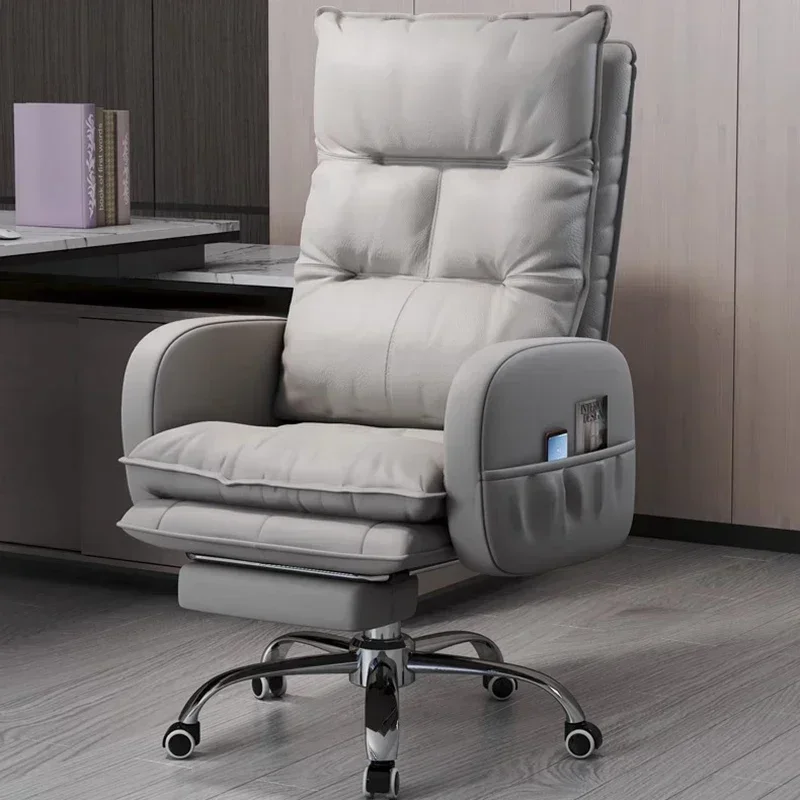 # Boss Office Chairs Bedroom Salon Furniture  Luxury Fallow Office Chairs Sedentary Comfort Ergonomic Backrest Is Adjustable