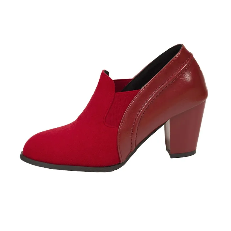 Elegant Women High Heels Shoes Sexy Chunky Party Shoes 2025 Designer New Winter Dress Ankle Boots Brand Woman Pumps Zapatillas