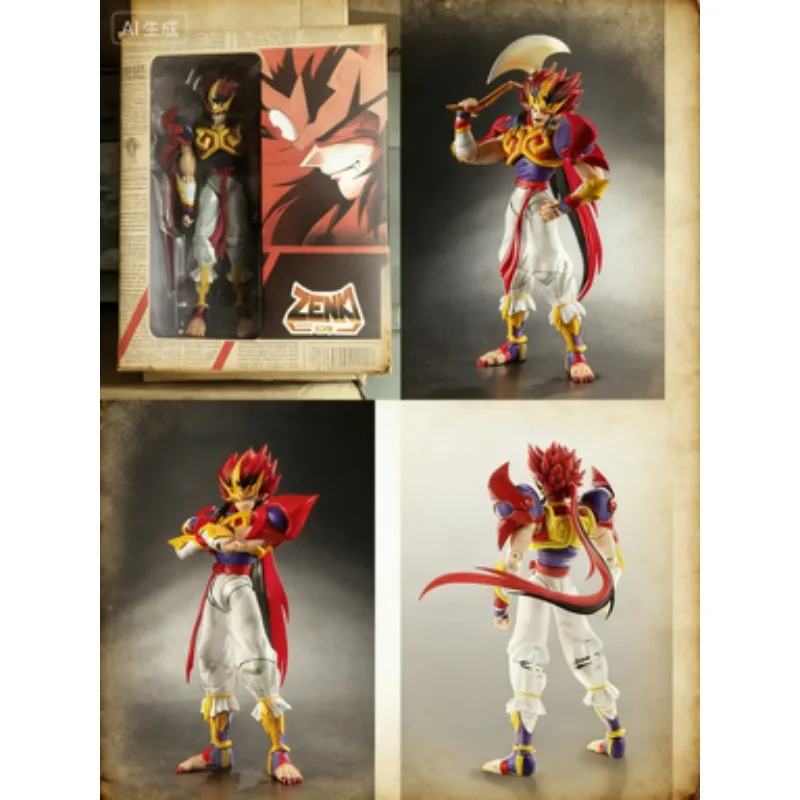 

Special Offer Great Sage Mol GT 942 TOYS Zenki Red Demon Zenshin Action Figure Collectible for Anime Robot Toy for Fast