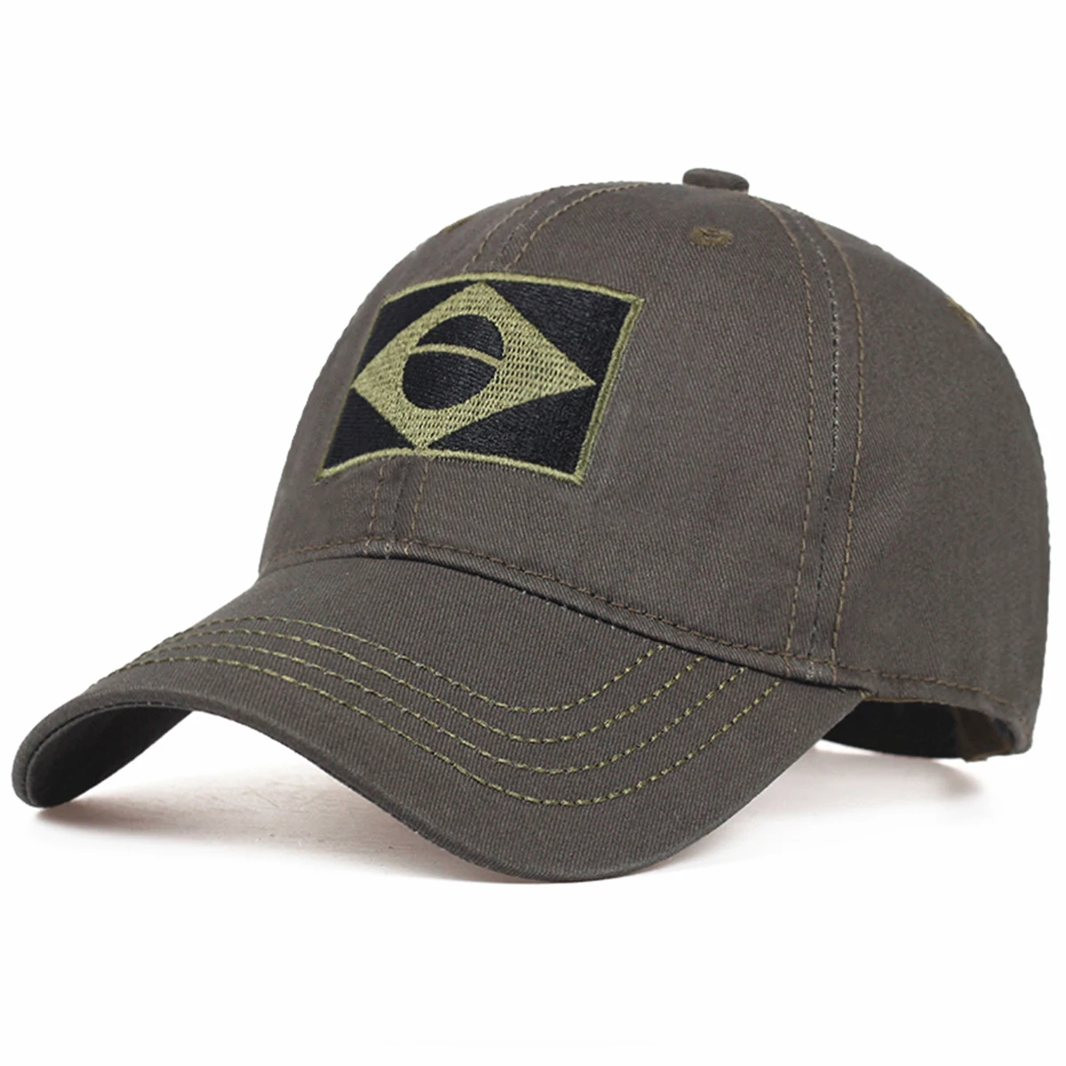 قبعة بيسبول تكتيكية للرجال ، علم البرازيل ، حماية من الشمس ، قبعة سناب باك ، قبعة جولف غير رسمية ، قبعة إيرسوفت ، أزياء الذكور ، الصيف