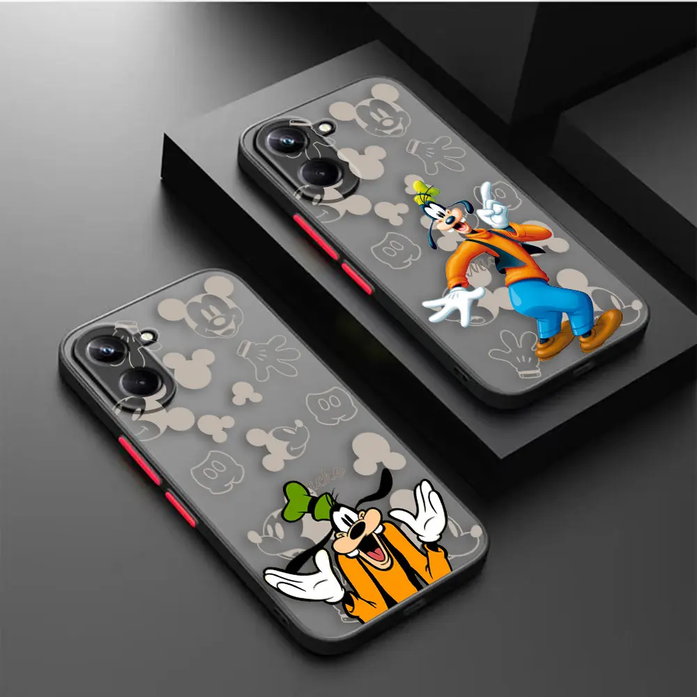 

Anime Lovely Goofy Matte Phone Case for OPPO Realme 11 10 9 9I 8 8I 7 7I 6 5 FIND X3 X5 PRO 4G 5G Case Funda Coque Shell Cover