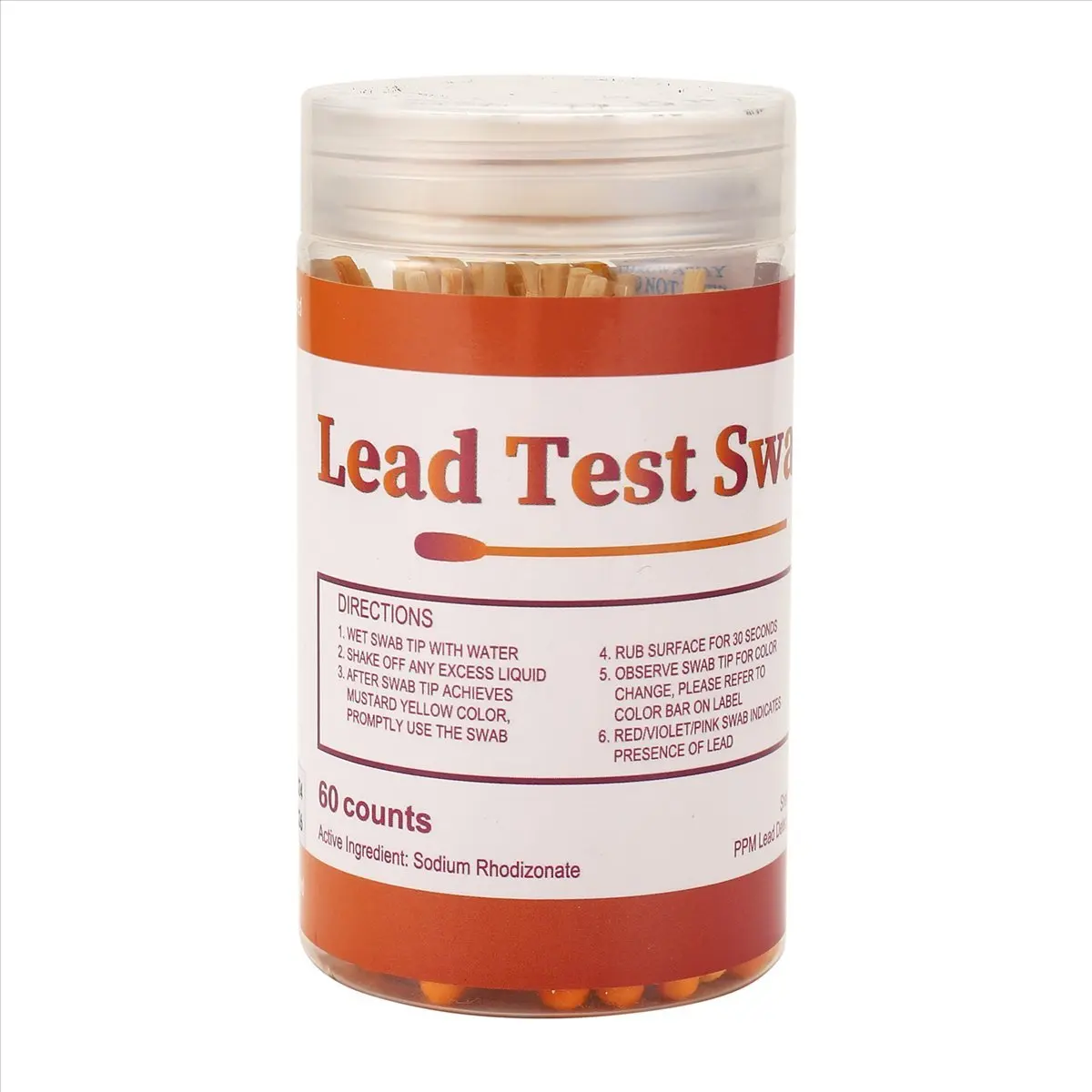 SDFC Lead Test Kit Swabs - Lead Paint Test Kit, Lead Check Swab for Home Use, Test Results in (60PCS)