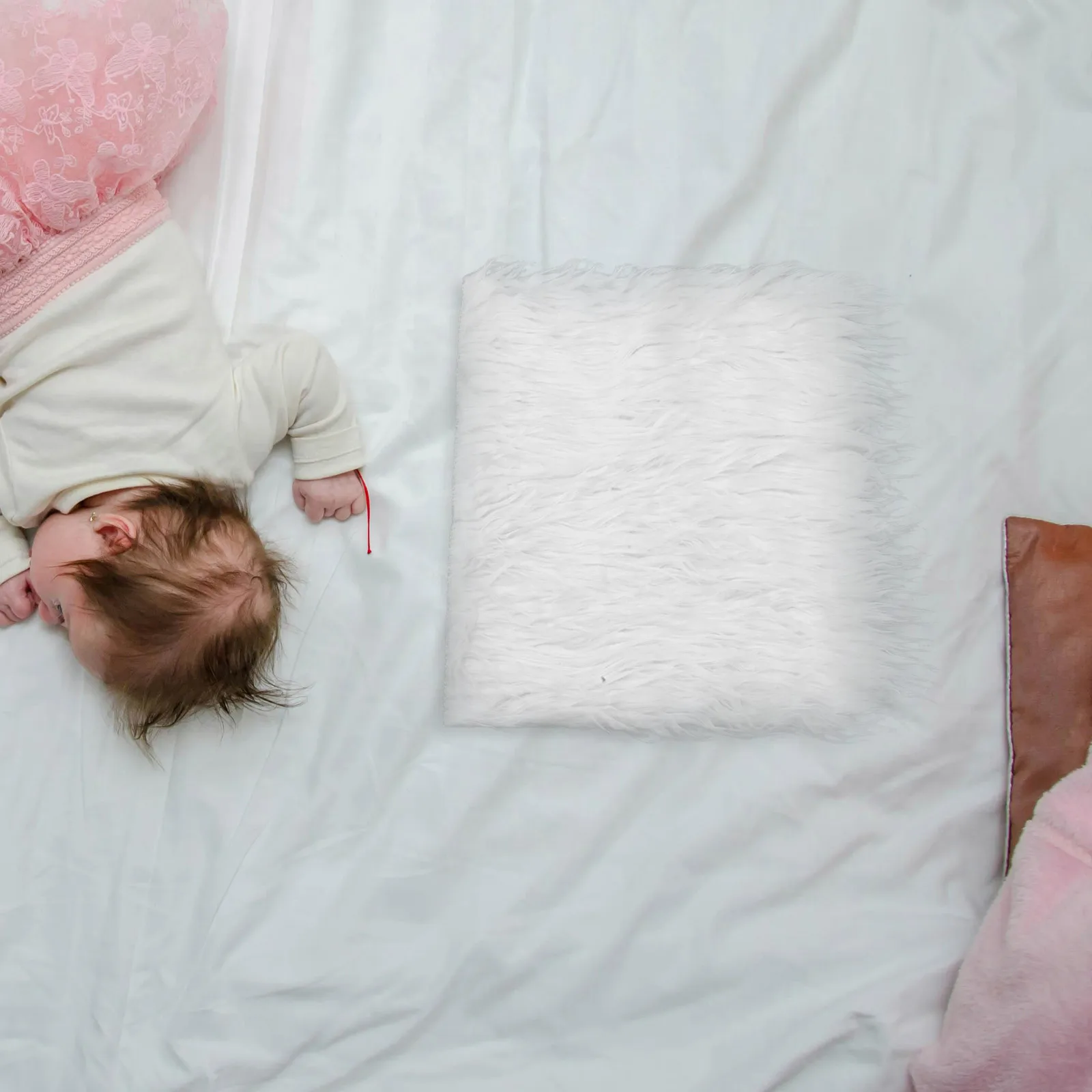 

Baby Photography Mat 20 Inch Wide 24 Inch Long Soft Washable Backdrop for Newborn Photoshoot Props Infant Blanket