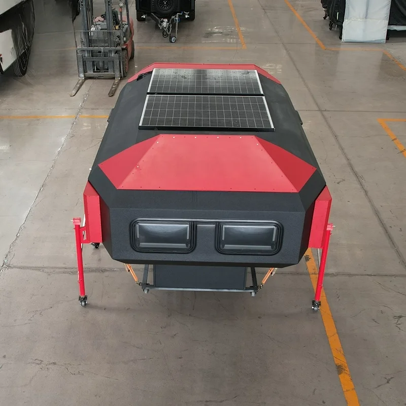 Auto Parts Popup Mini Lightweight Composite Slide In Cab Over Pickup Camper For Ram 1500 Short Bed Unimog RV Offroad Modificatio
