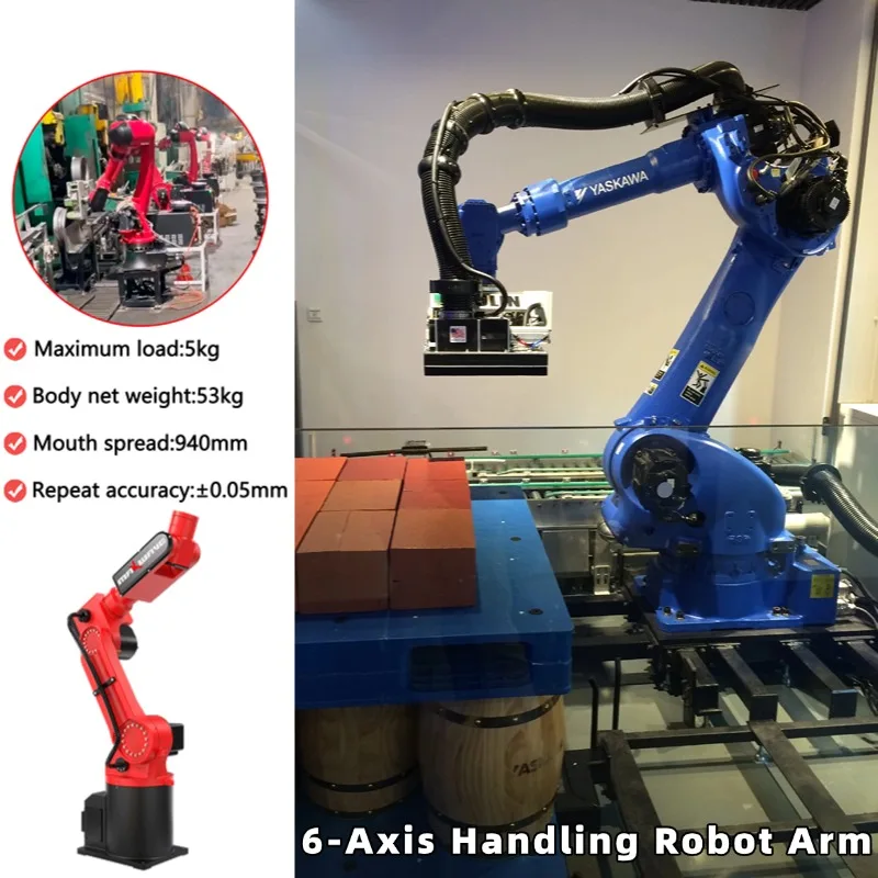 

All-Purpose 6-Axis Industrial Robot for Unmanned Production from Forging and Machining to Final Product Assembly and Packaging
