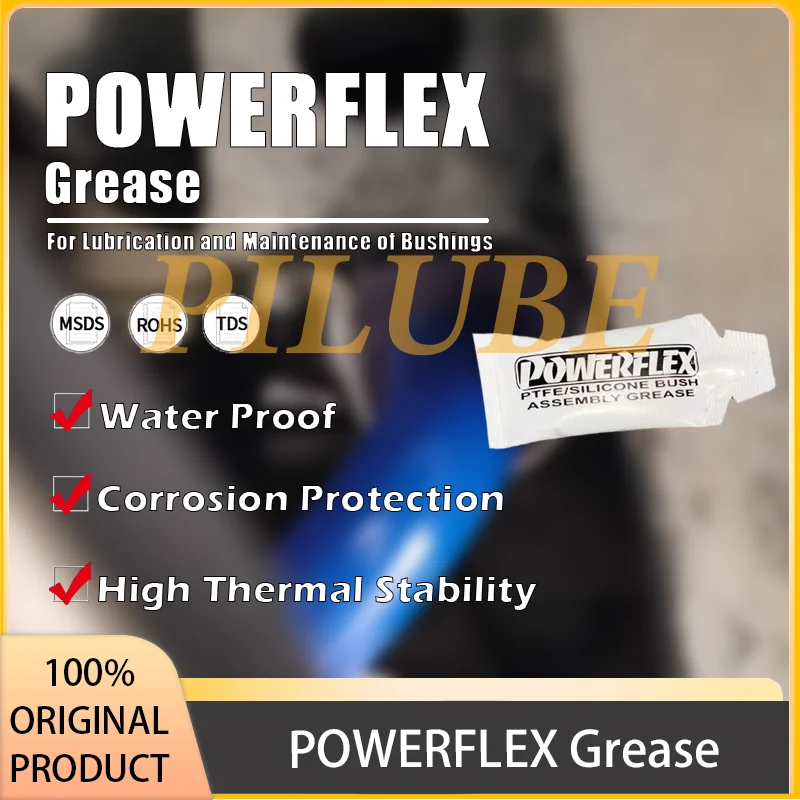 

Смазка POWERFLEX Высокопроизводительная смазка обеспечивает длительную износостойкость и плавную работу. Оригинальный продукт.