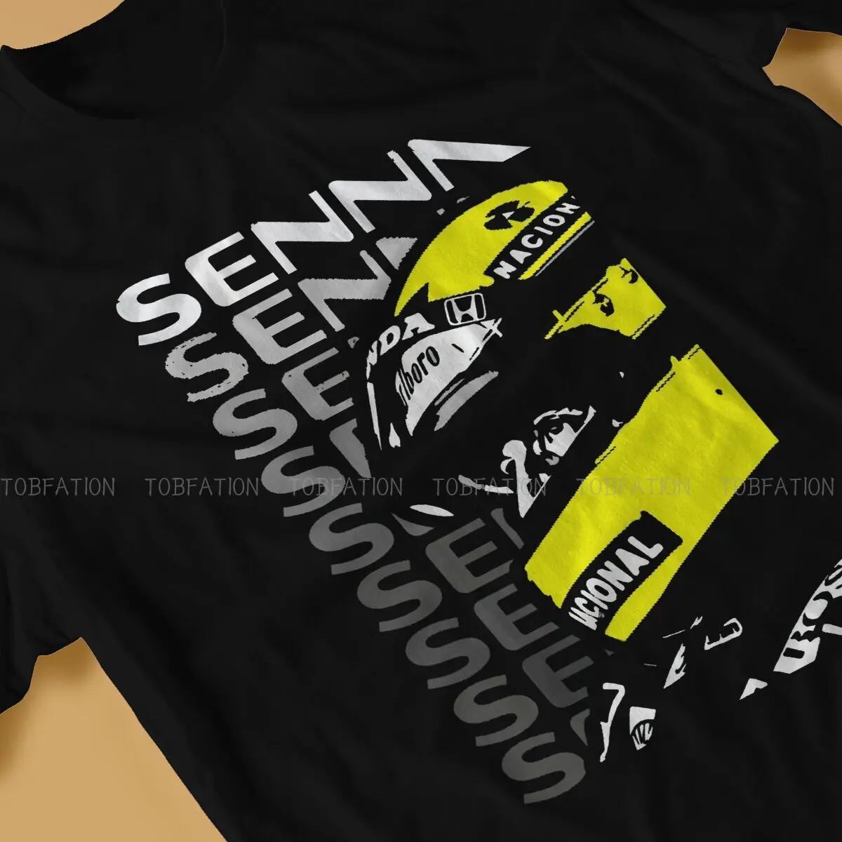 Hip Hop TShirt Ayrton Senna F1 Race Raer Printing Streetwear Leisure T Shirt Men Short Sleeve Unique Gift Clothes