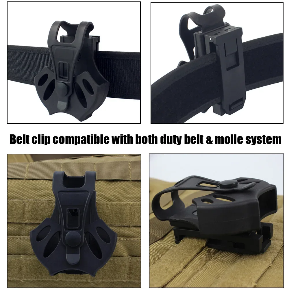 Handcuff Holder Fit Hinged Chain Handcuffs Polymer Handcuff Case for 2\